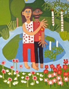 Mother Love Painting Acrylic on Canvas Zion Levy Stewart Paradise Mullumbimby